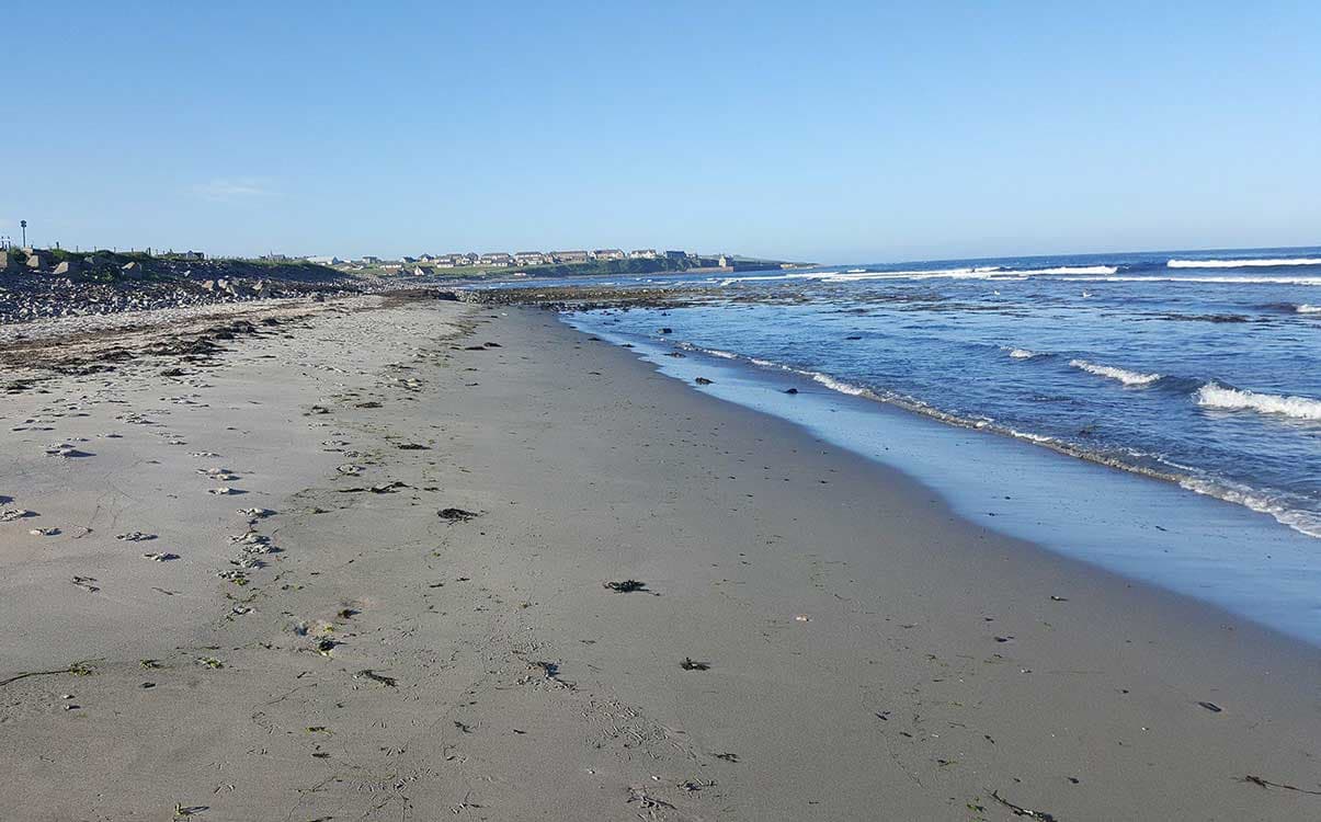 Keiss Beach shoreline