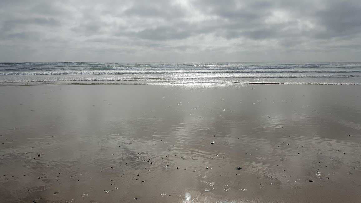 Sandy beach