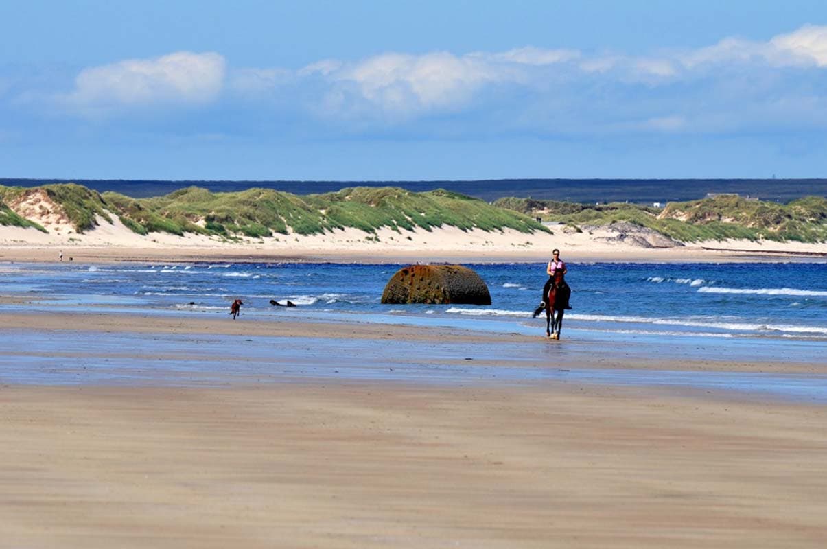 Sinclair's Bay panoramic view